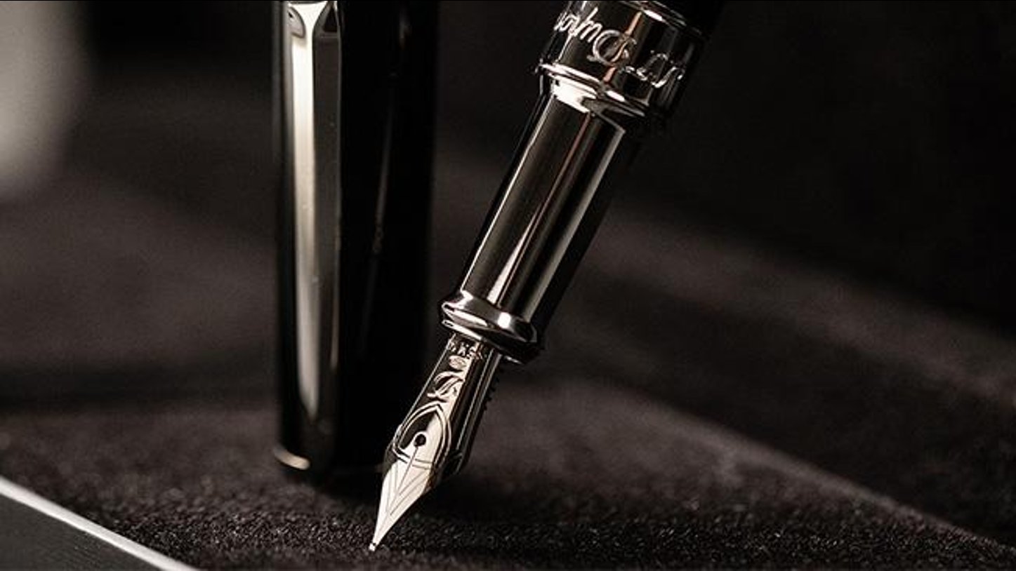 st dupont montegrappa fountain pen art brown