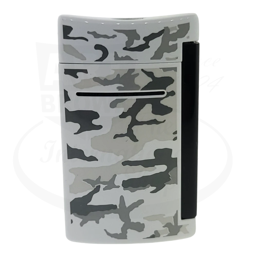 S.T. Dupont Minijet White Camo & Black Lighter