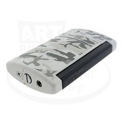 S.T. Dupont Minijet White Camo & Black Lighter