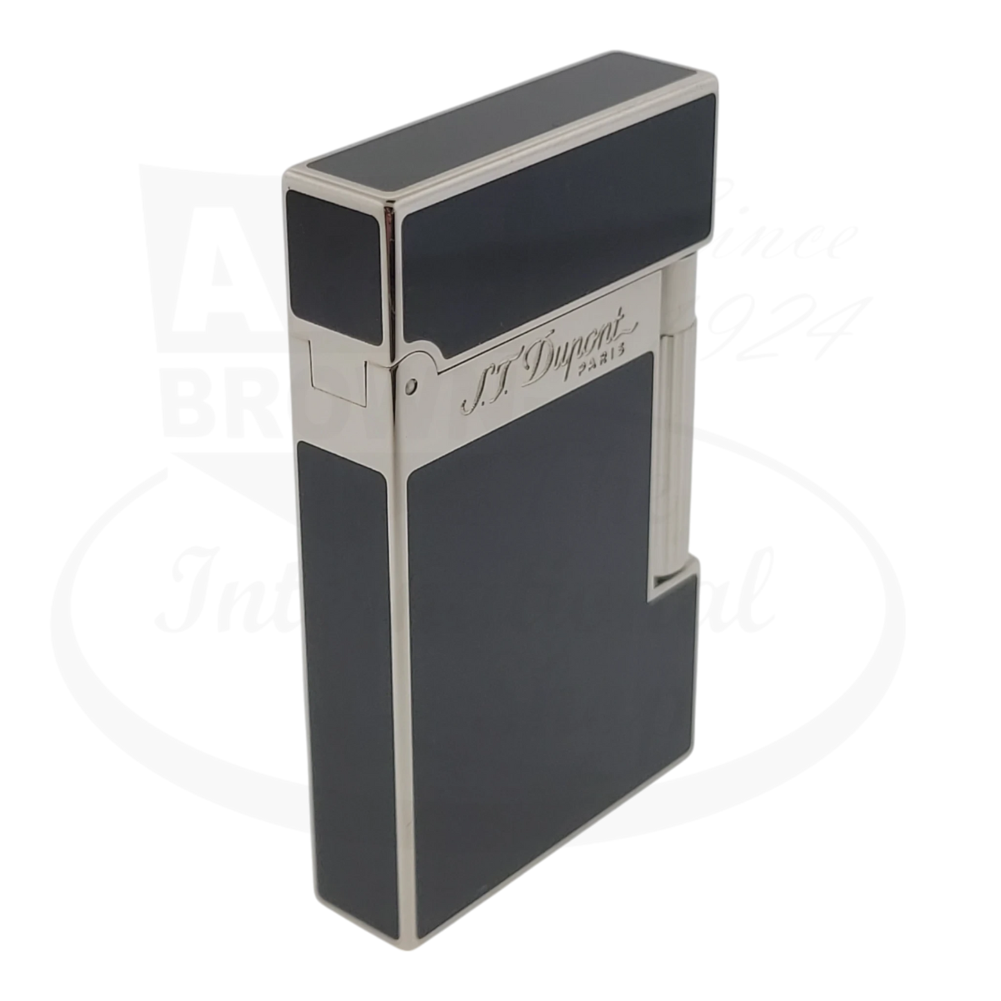 S.T. Dupont Display Model Ligne 2 Black Chinese Lacquer & Palladium Lighter, 016296-D1