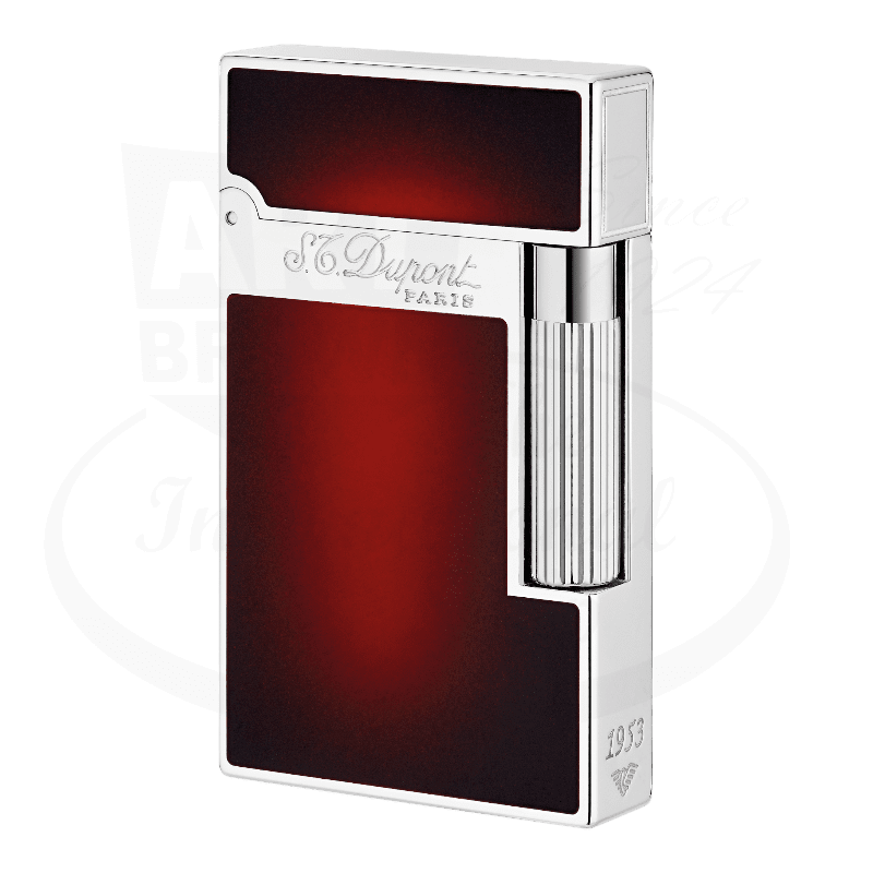 stilou dupont s.t. dupont ligne 2 atelier lighter in red lacquer