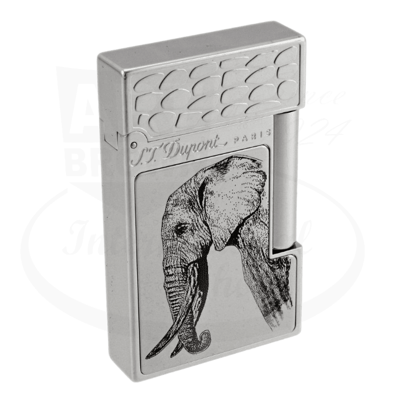 S.T. Dupont Ligne 2 Limited Edition Big 5 Collection Elephant Lighter Display Model, 016490