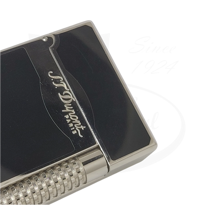 S.T. Dupont Display Model Le Grand Black Lacquer & Palladium Lighter, 023010-D1