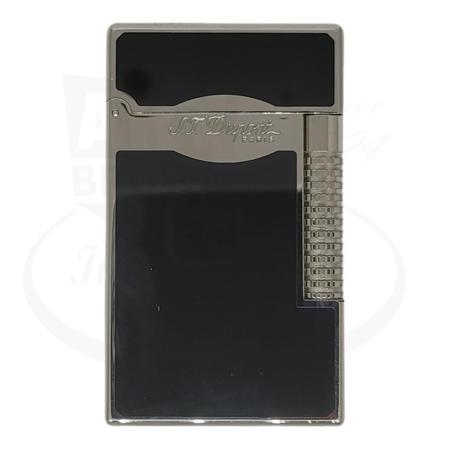 S.T. Dupont Display Model Le Grand Black Lacquer & Palladium Lighter, 023010-D1