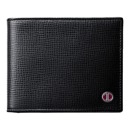 Davidoff Bifold Credit Card Holder/Wallet in Black Leather, 10232