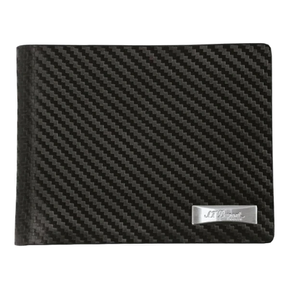 S.T. Dupont defi carbon wallet made with carbon fiber and leather