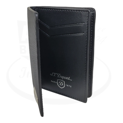 S.T. Dupont Carbon Leather Card Holder, 170004