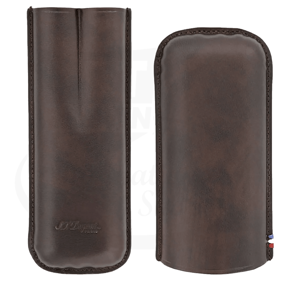 S.T. Dupont Atelier 2 Cigar Case Brown Leather, 183141