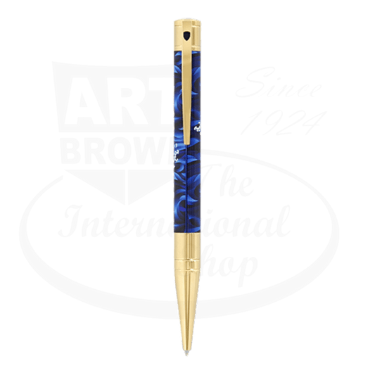 S.T. Dupont D-Initial Koi & Shiny Gold Ballpoint Pen, 265005