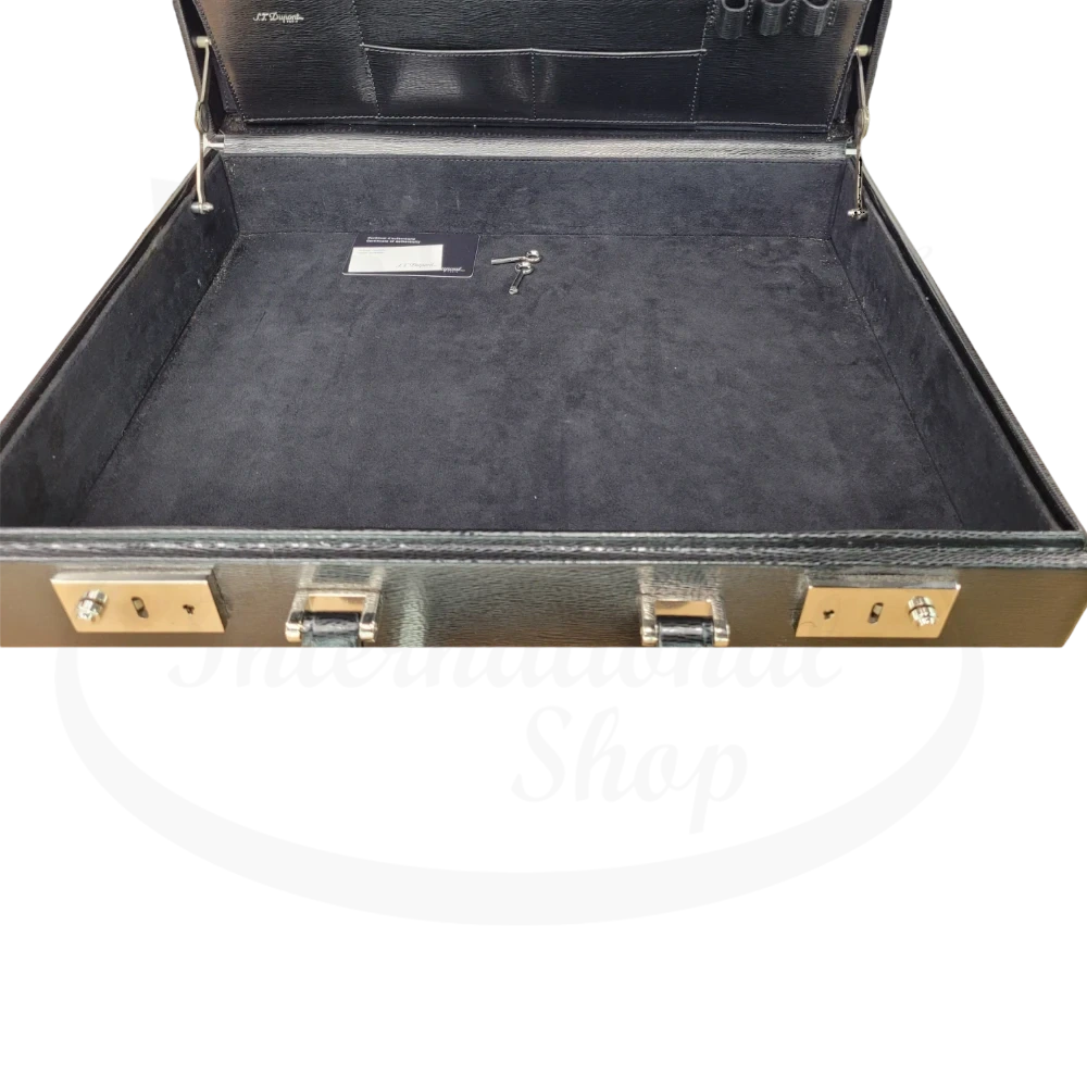 S.T. Dupont Contraste Diplomat Black Briefcase, 74515