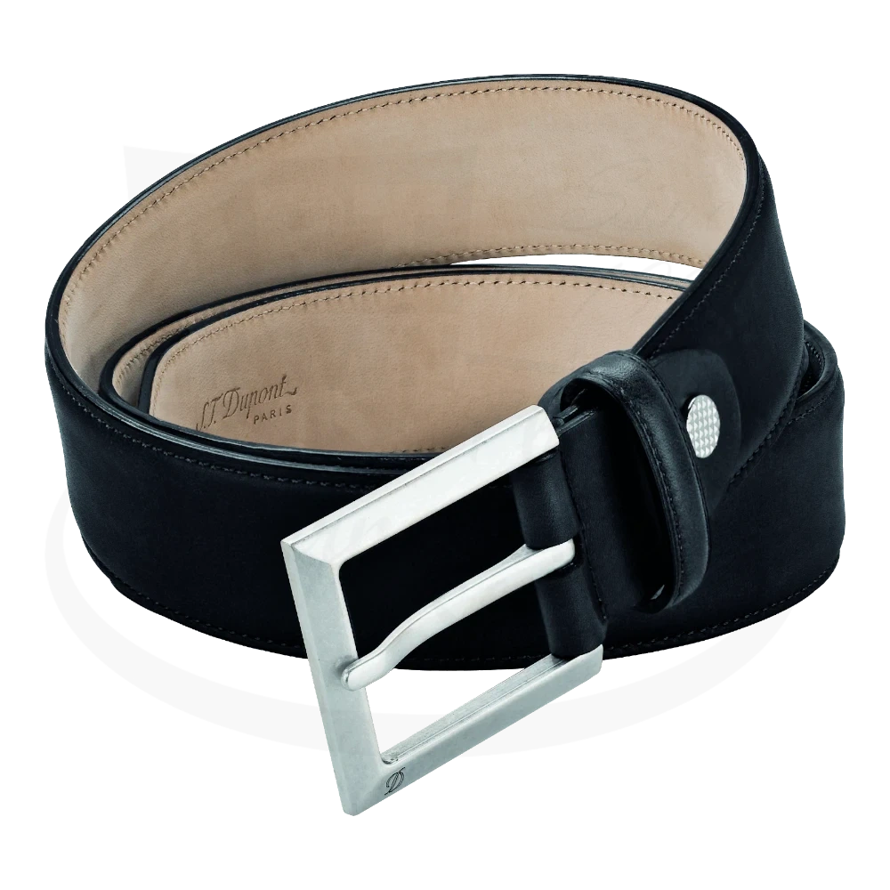 S.T. Dupont Palatine Belt Black Leather, 7830000