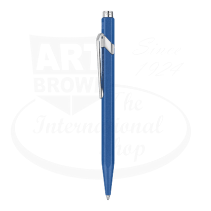 Caran D'Ache 849 Colormat - X Metal Ballpoint Pen Blue