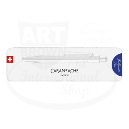 Caran D'Ache 849 Colormat - X Metal Ballpoint Pen Blue