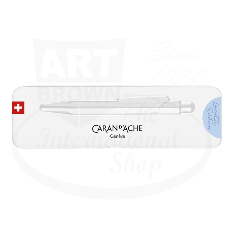 Caran D'Ache 849 CLAIM YOUR STYLE Polar Blue Metal Ballpoint Pen