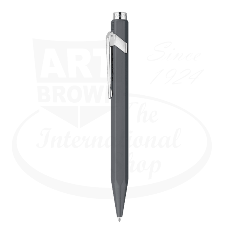 caran d'ache 849 rollerball pen grey