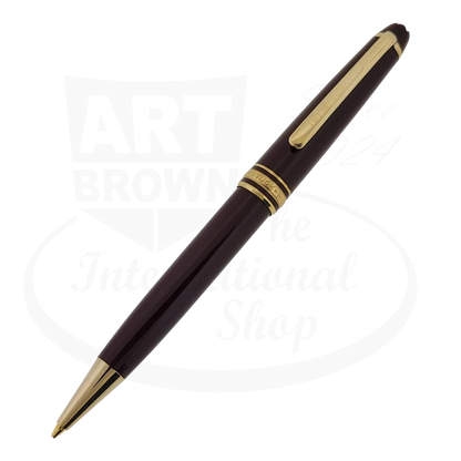 Montblanc x Tiffany & Co meisterstuck luxury mechanical pencil in burgundy and gold