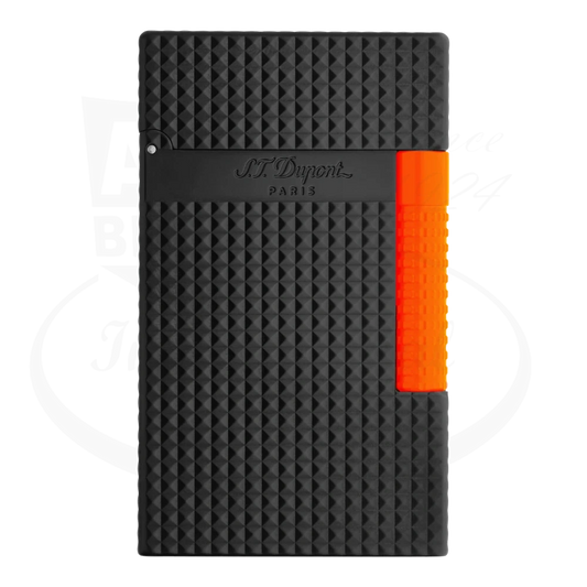 S.T. Dupont New Le Grand Perfect Cling Fluo Matte Black and Orange Lighter, C23069