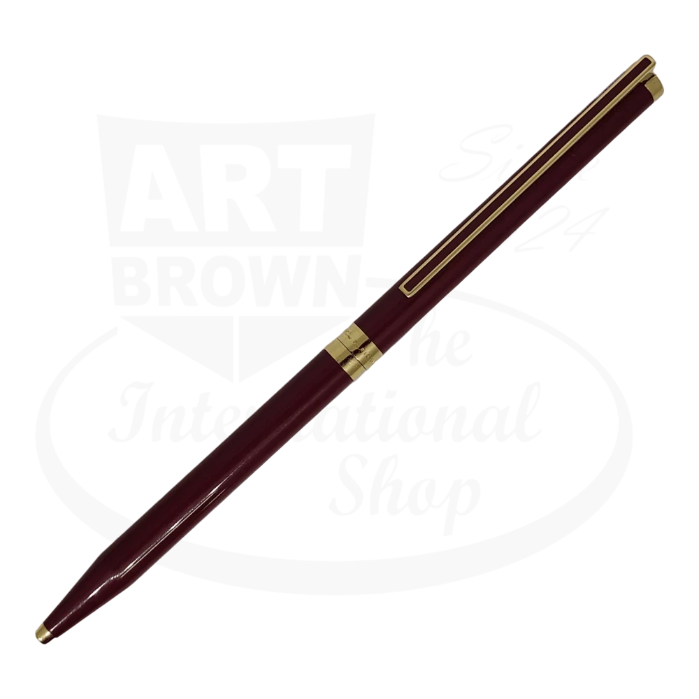 Preowned S.T. Dupont Classique Burgundy Lacquer Ballpoint Pen