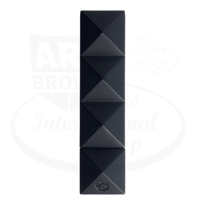 Colibri Quasar Cigar Punch in black, featuring a pyramid pattern design with the Colibri logo at the bottom.