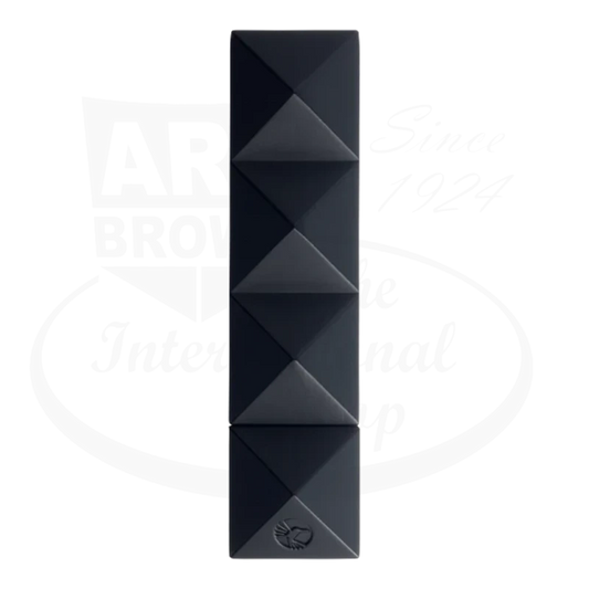 Colibri Quasar Cigar Punch in black, featuring a pyramid pattern design with the Colibri logo at the bottom.