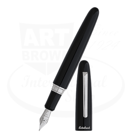 Esterbrook Estie Ebony Chrome Fountain Pen #E106-M