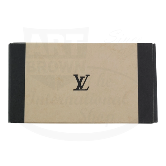 Louis Vuitton Fountain Pen Cartridge Refills, beige cardboard packaging with black edges and LV logo, rectangular box for universal ink cartridges