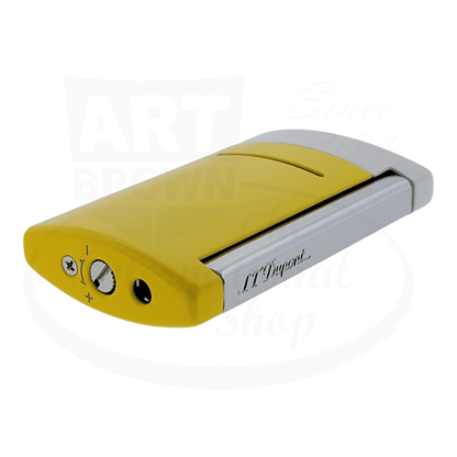 S.T. Dupont Minijet Yellow & White Lighter