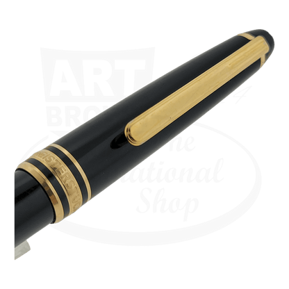 Preowned Montblanc Mesiterstuck 144 Black & Gold Ballpoint Pen