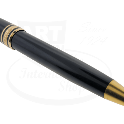 Preowned Montblanc Mesiterstuck 144 Black & Gold Ballpoint Pen