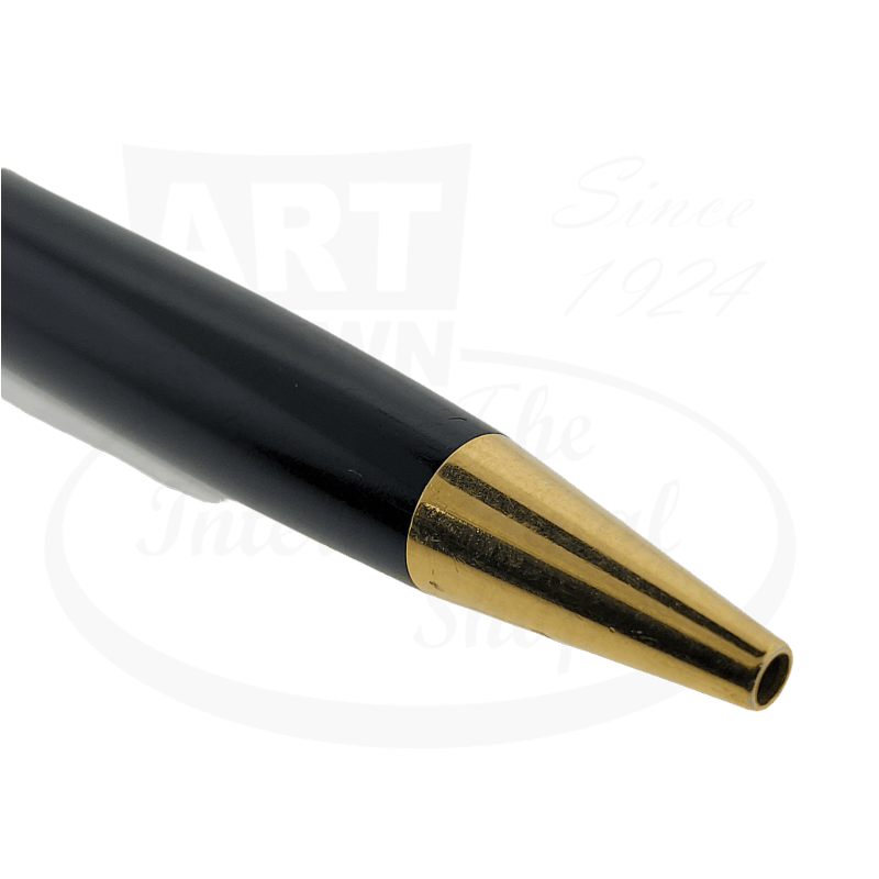 Preowned Montblanc Mesiterstuck 144 Black & Gold Ballpoint Pen