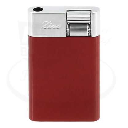 Zino Zs cigar torch lighter in red with chrome accent.