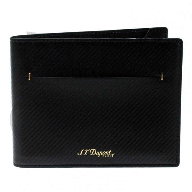 S.T. Dupont Limited Edition James Bond 007 Black Leather Wallet, 180255