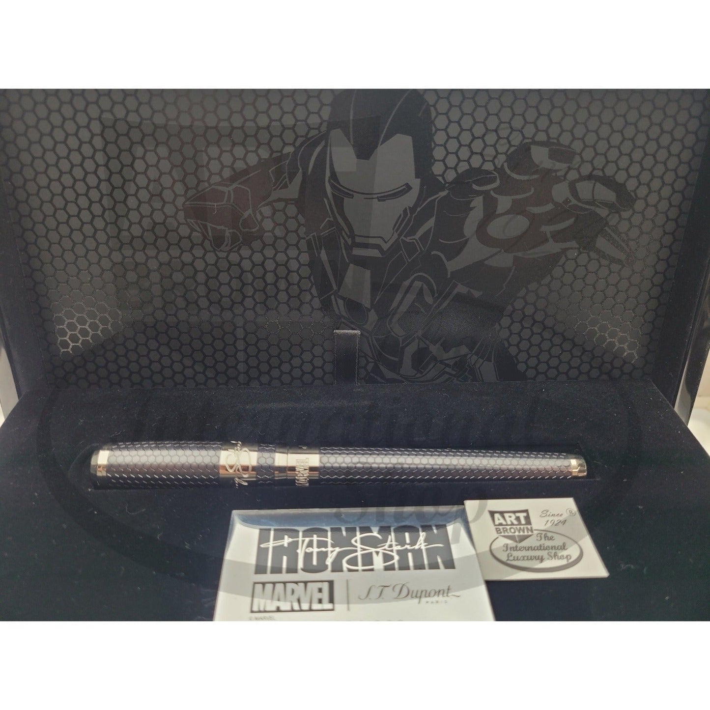 S.T. Dupont Line D Tony Stark Grey Convertible Rollerball Pen 412707