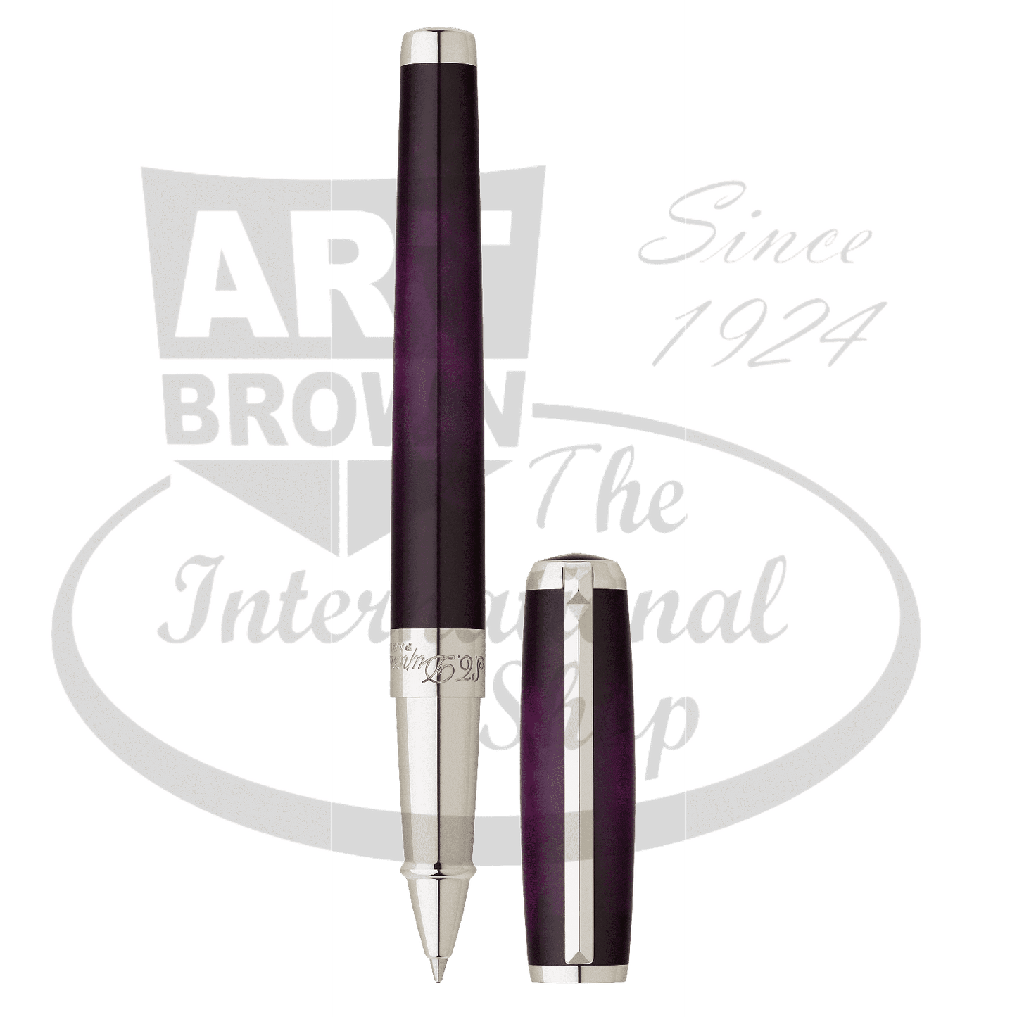 ST Dupont Line D Atelier Purple Rollerball Pen