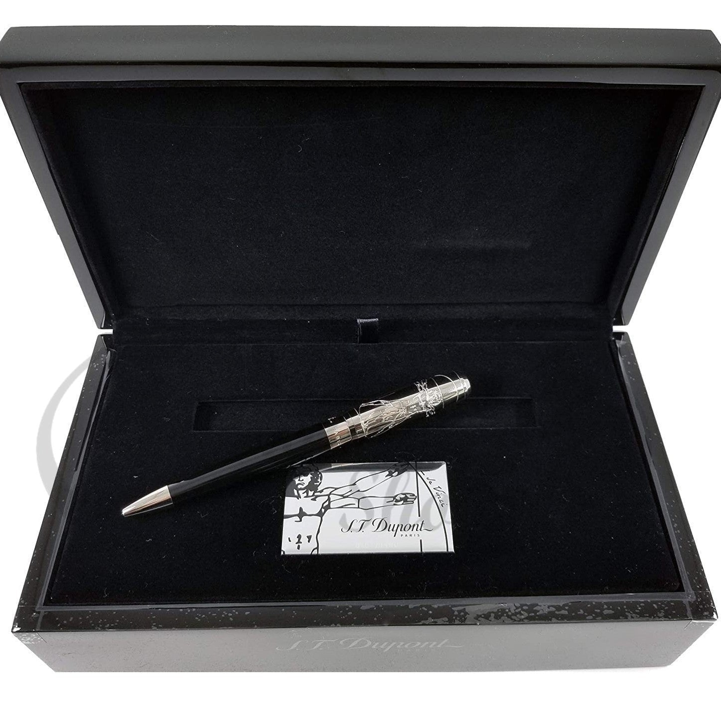 S.T. Dupont Line D Vitruvian Man Access Ballpoint Pen, 415036