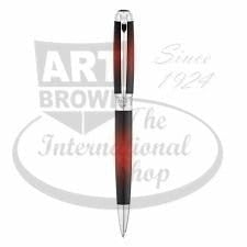 S.T. Dupont Line D Atelier Red Sunburst Medium Ballpoint Pen 415106M