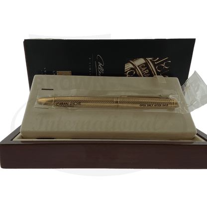 Caran D'Ache Collection Privee Limited Edition Gold Plated Ballpoint Pen