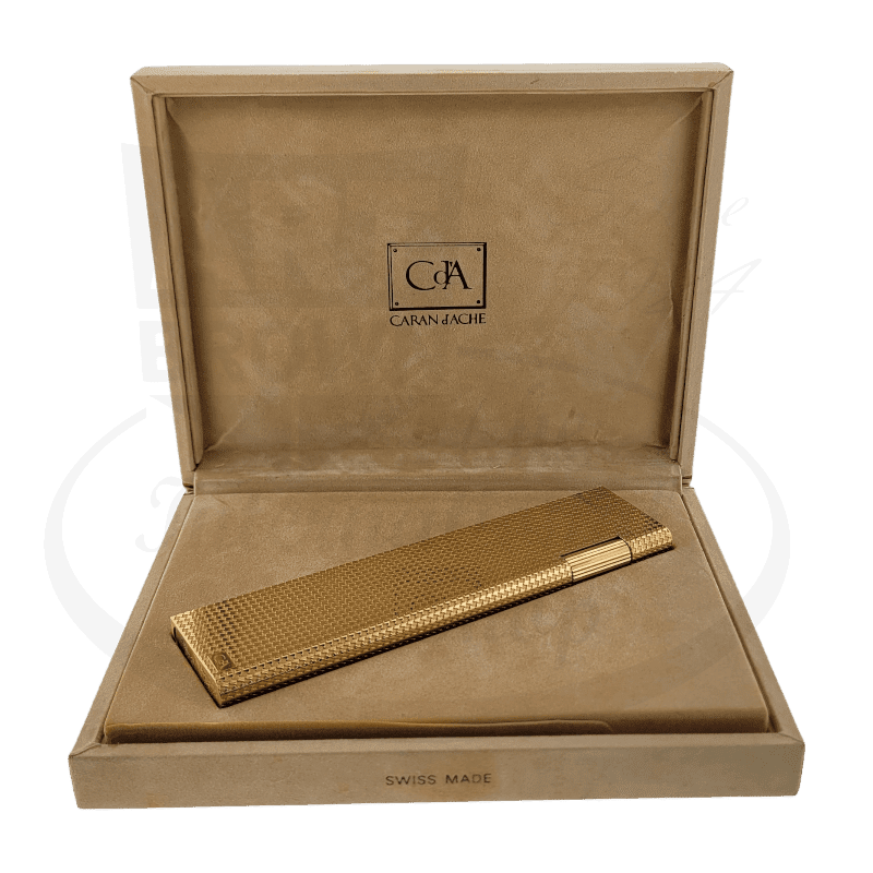 Caran D' Ache Vintage Gold Table Lighter