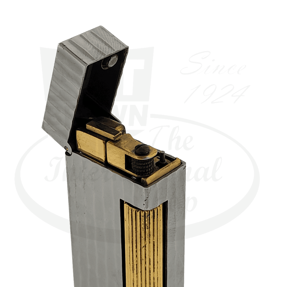 Preowned Dunhill Rollagas Duotone Bamboo Lighter