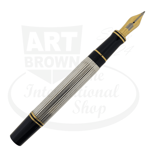 Parker Duofold Centennial Sterling Silver Broad Fountain Pen