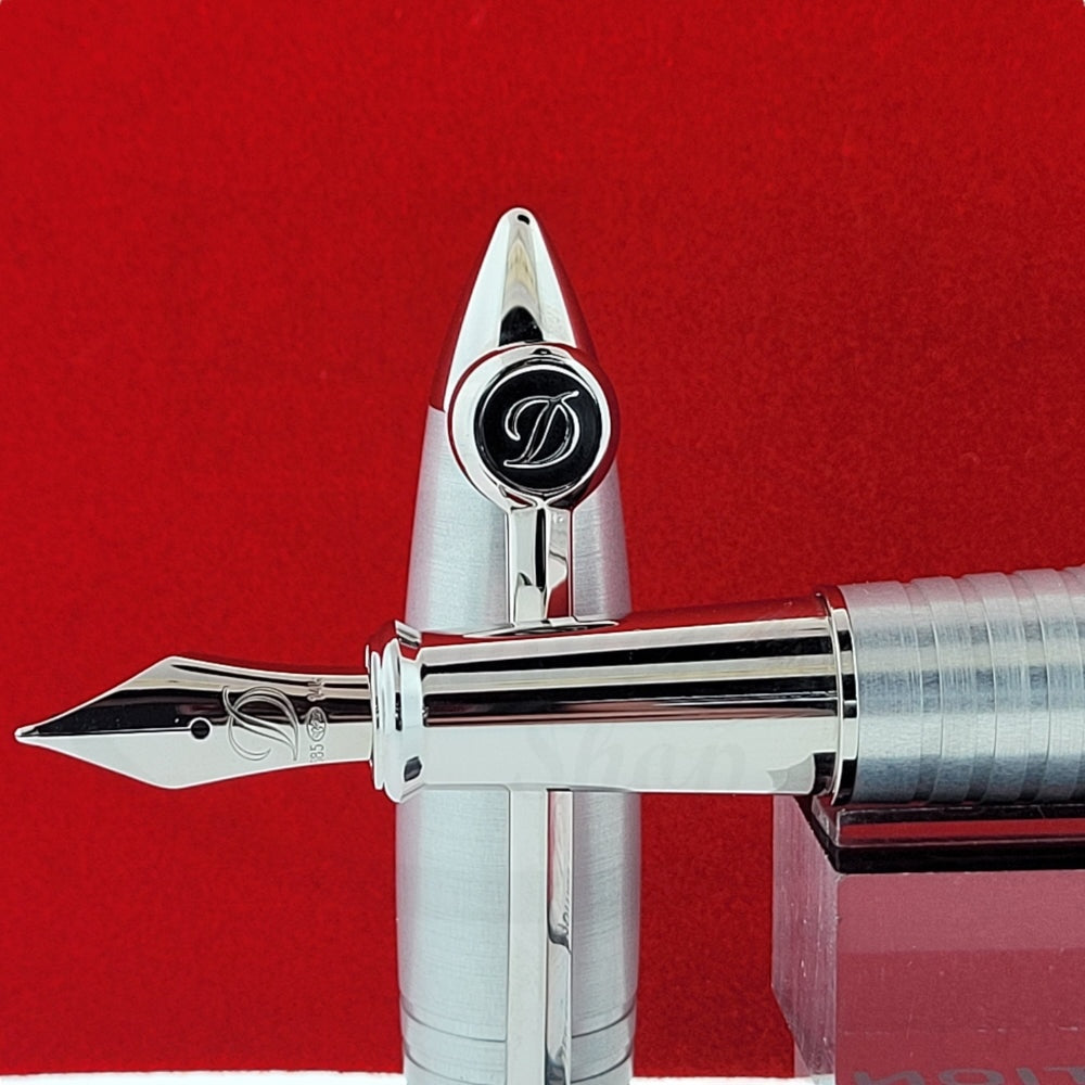 S.T. Dupont Fountain Pen Streamline Brushed Palladium 251574