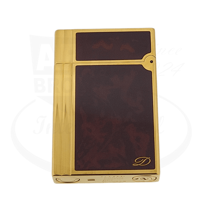 S.T. Dupont Gatsby Gold with Brown Lacquer Lighter, 018536