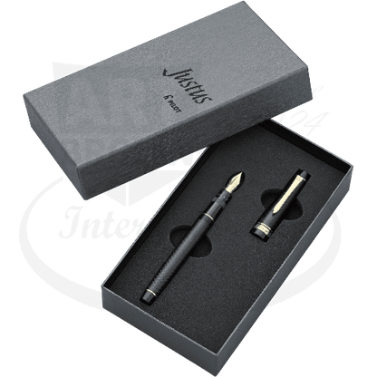 Pilot Justus 95 Fountain Pen Black with Rhodium Accents