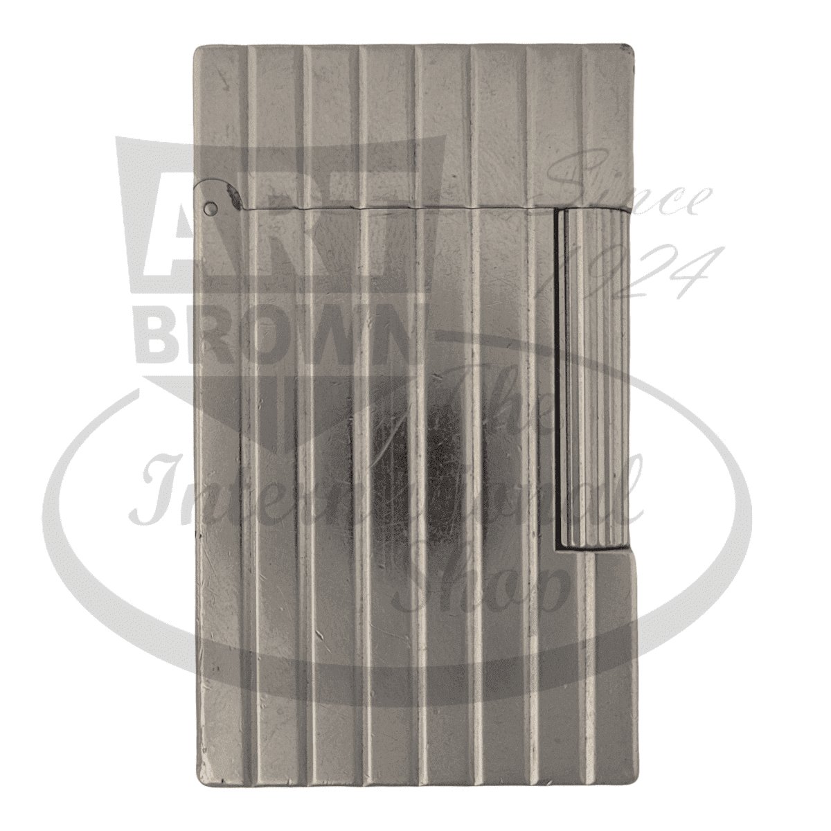 S.T. Dupont Refurbished Line 2 Vertical Lines Lighter in Palladium