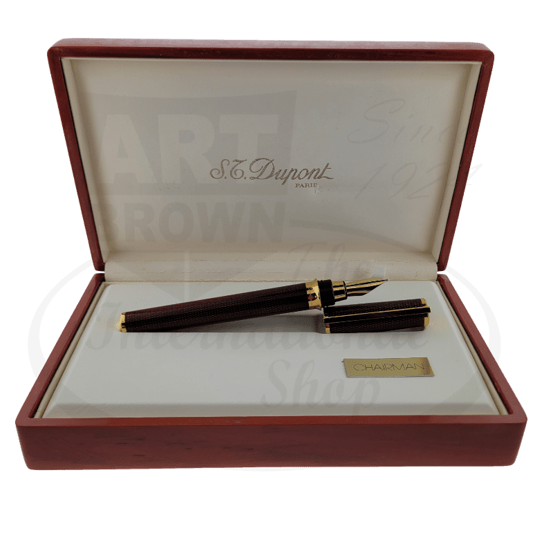 S.T. Dupont Vintage Montparnasse Amber Chairman Fountain Pen, 411286