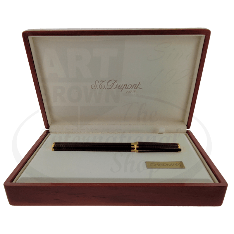 S.T. Dupont Vintage Montparnasse Amber Chairman Fountain Pen, 411286