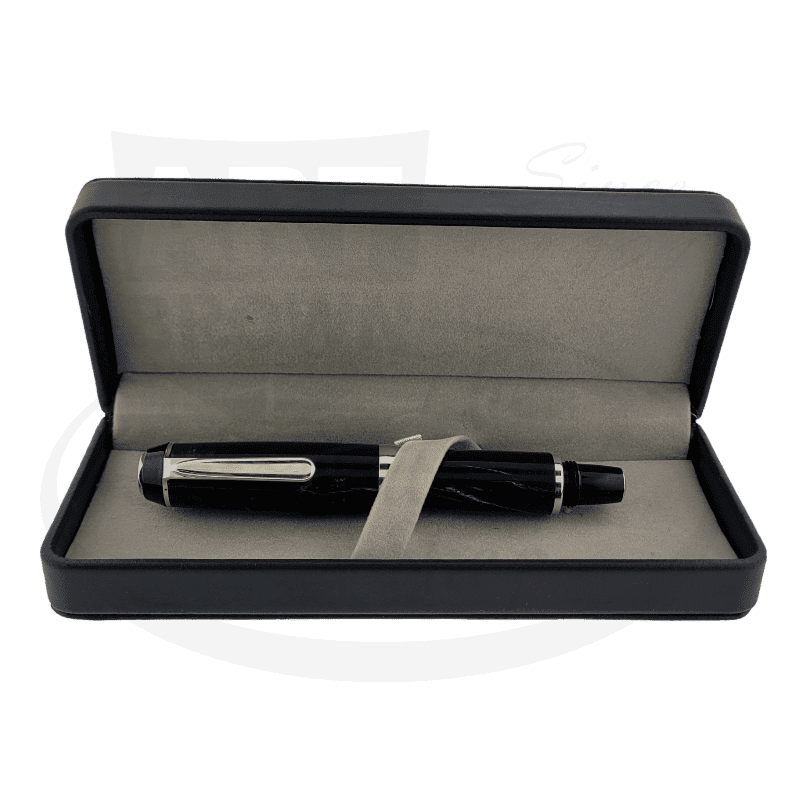 Preowned Dayacom Wood Dark Brown Medium Fountain Pen