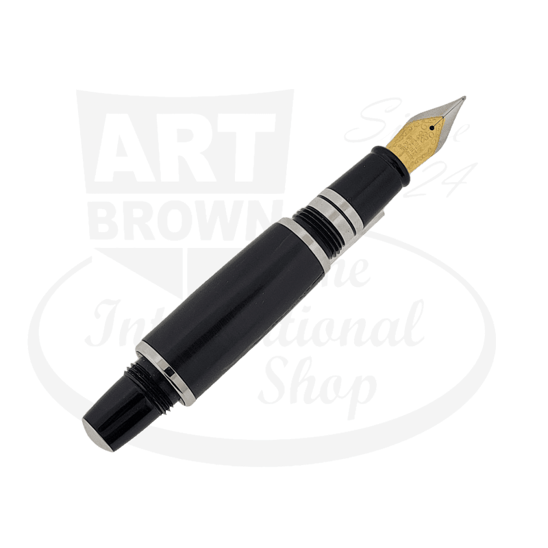 Preowned Dayacom Wood Dark Brown Medium Fountain Pen