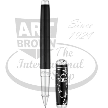 S.T. Dupont Line D Picasso Black Palladium Fountain Pen, 410046