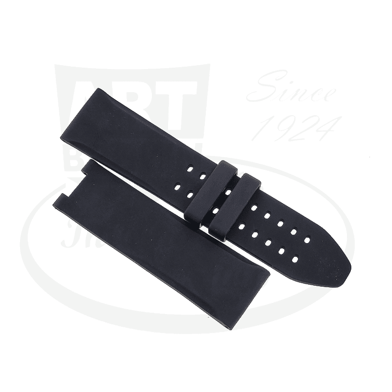 S.T. Dupont Black Rubber Strap For Raid Watch